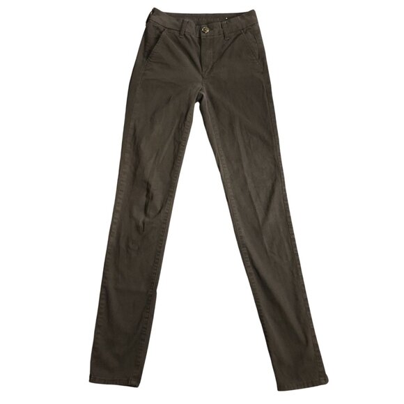 American Eagle Outfitters Women's Pants Size 0 X-Long Stretch Skinny Leg Hi-Rise - Picture 1 of 16